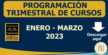 Programación Trimestral de Cursos Enero - Marzo 2023