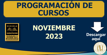 Programación de Cursos - Noviembre 2023
