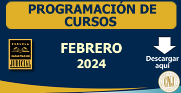 Programación de Cursos - Febrero 2024