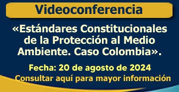 Conferencia III: «Estándares Constitucionales de la Protección al Medio Ambiente. Caso Colombia».