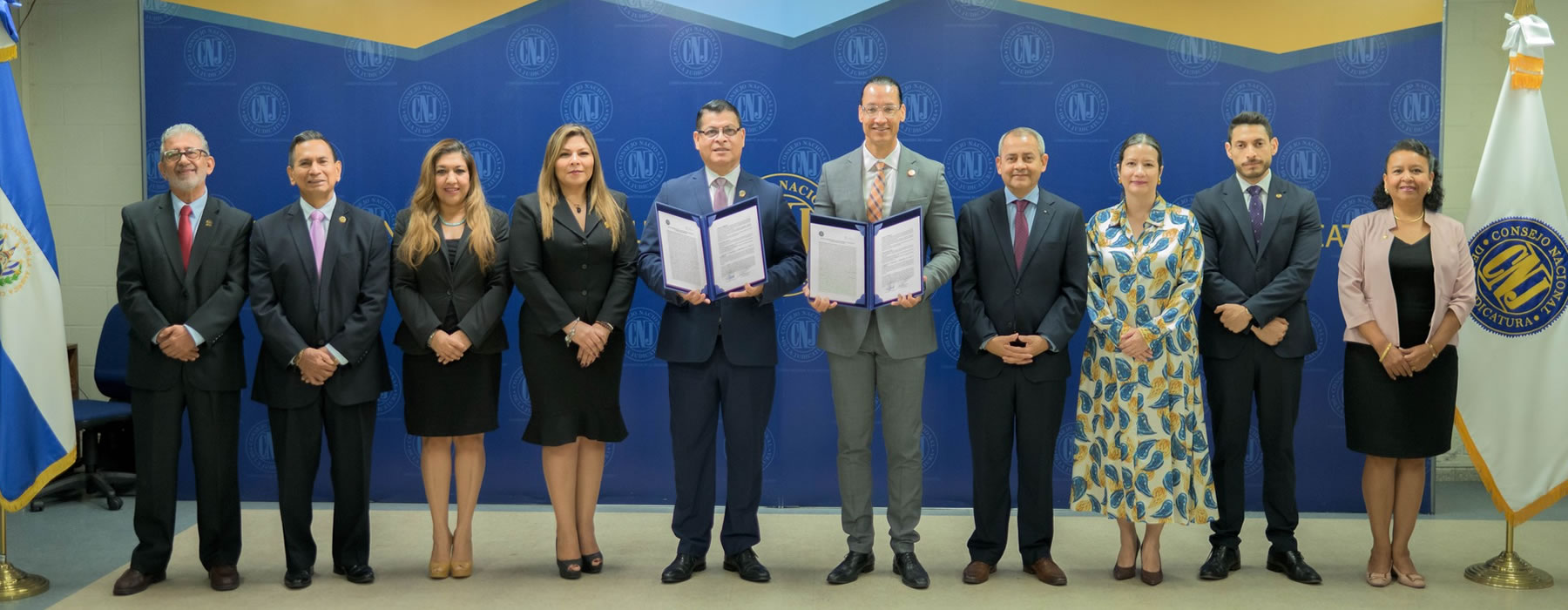 CNJ y CNR formalizan carta de entendimiento para fortalecer la cooperación interinstitucional.