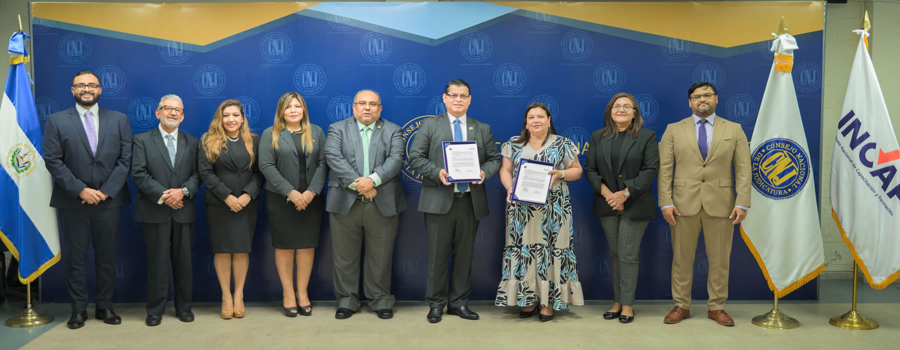 CNJ e INCAF suscriben carta de entendimiento para fortalecer la cooperación interinstitucional.